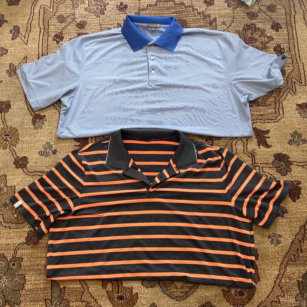 Peter Millar and RLX polos XL